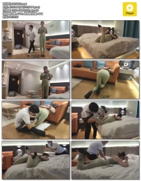 素人原创 身材很好有腹肌的平面模特小玉瑜伽服套装