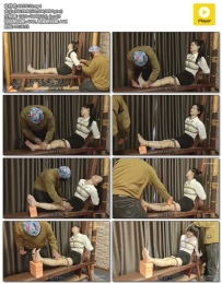 龙飞绳艺 老虎凳 把女同事带到我的秘密基地